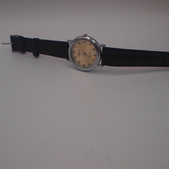 Timely Quartz Watch  Japan Movt Stainless Steel Bacd Analog - Picture 1 of 2